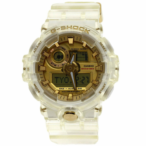 卡西歐 GA-735E-7AJR G.Shock 35週年紀念款手錶 不鏽鋼樹脂 男士 CASIO