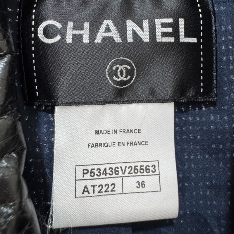 CHANEL 香奈兒 藏藍 深藍 羅馬外套 長大衣 洋裝式外套 大衣 長洋裝 洋裝 外套 風衣-10