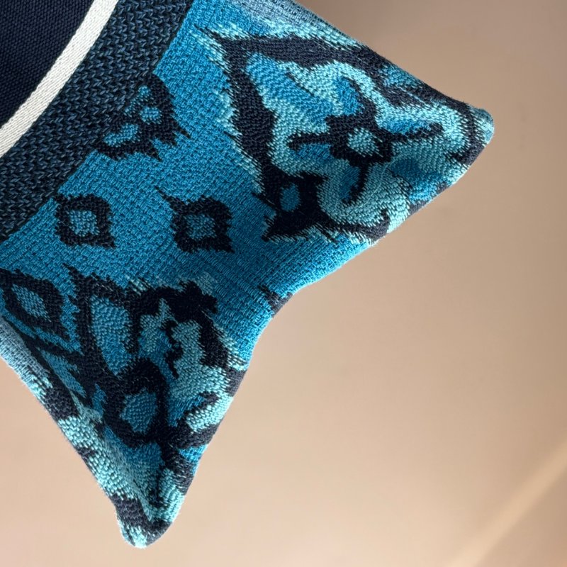 ::Christian Dior:: Book Tote 佩斯利圖騰刺繡托特包(中)手提肩背包-19