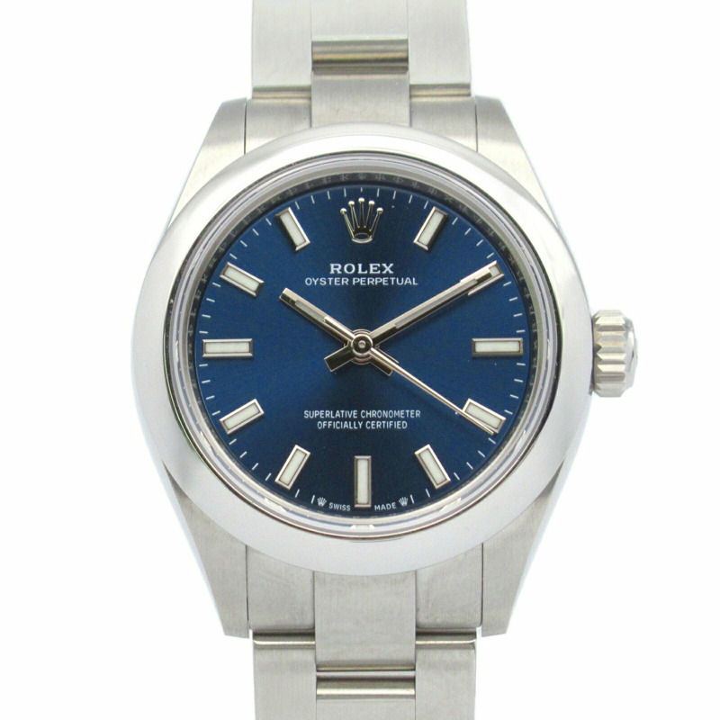 勞力士 ROLEX Oyster Perpetual 28 Random Number 手錶 不鏽鋼 女士腕錶 藍色 BA 276200-1