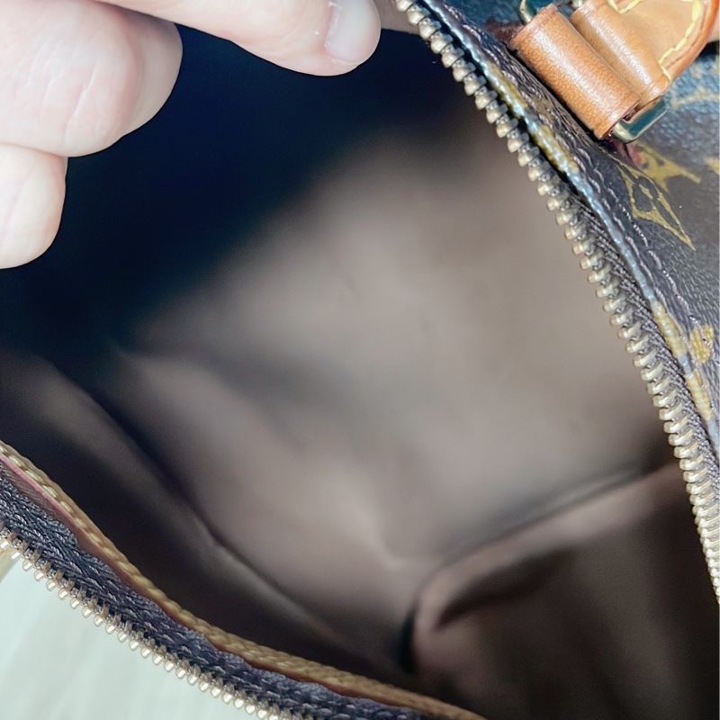 Louis Vuitton LV路易威登speedy 30 二手正品。波士頓包 手提包 枕頭包-11