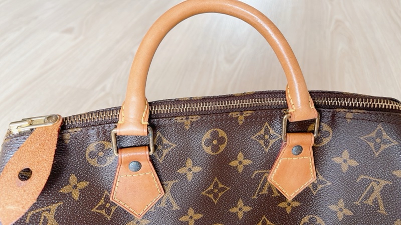 Louis Vuitton LV路易威登speedy 30 二手正品。波士頓包 手提包 枕頭包-13