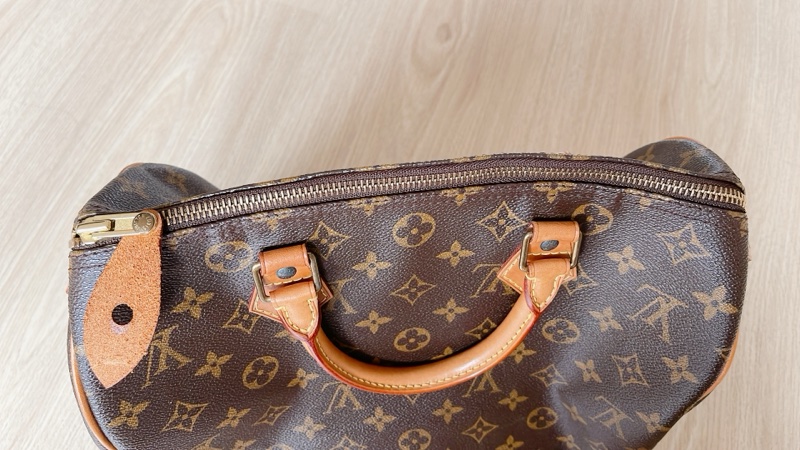 Louis Vuitton LV路易威登speedy 30 二手正品。波士頓包 手提包 枕頭包-14