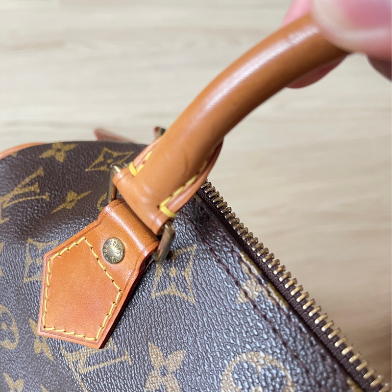 Louis Vuitton LV路易威登speedy 30 二手正品。波士頓包 手提包 枕頭包-23