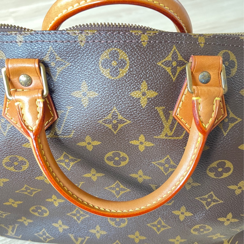 Louis Vuitton LV路易威登speedy 30 二手正品。波士頓包 手提包 枕頭包-24