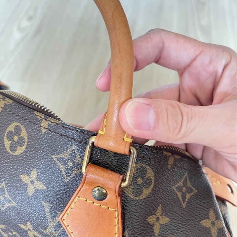 Louis Vuitton LV路易威登speedy 30 二手正品。波士頓包 手提包 枕頭包-28