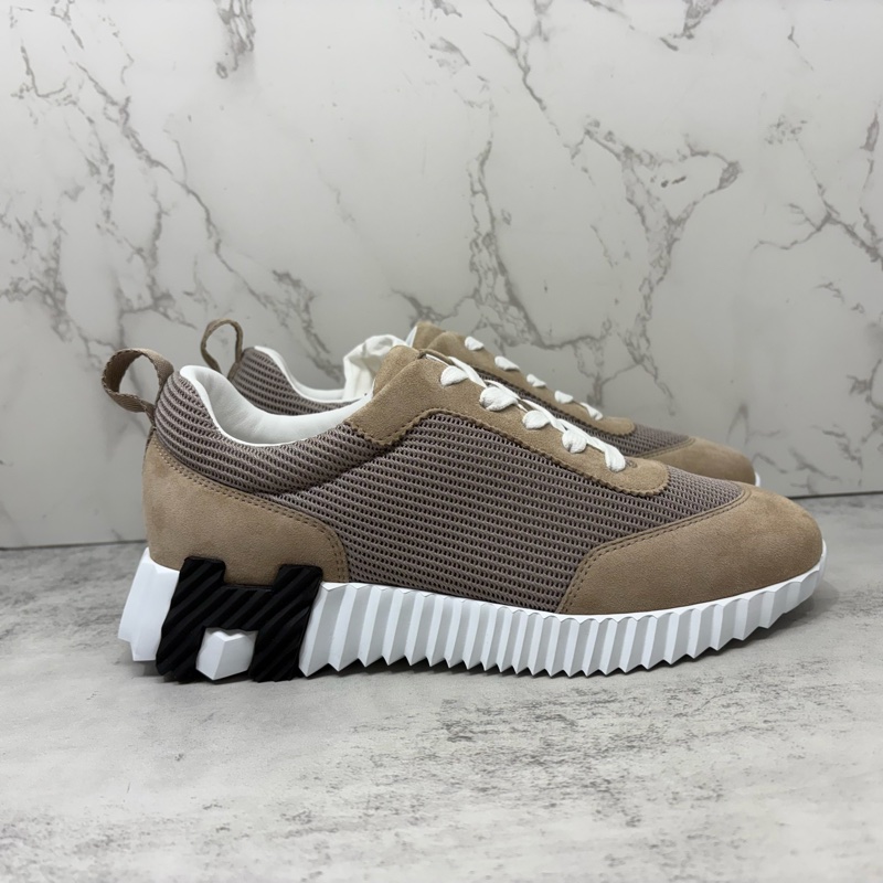 🧋Hermès｜Bouncing運動鞋奶茶米色👟-3