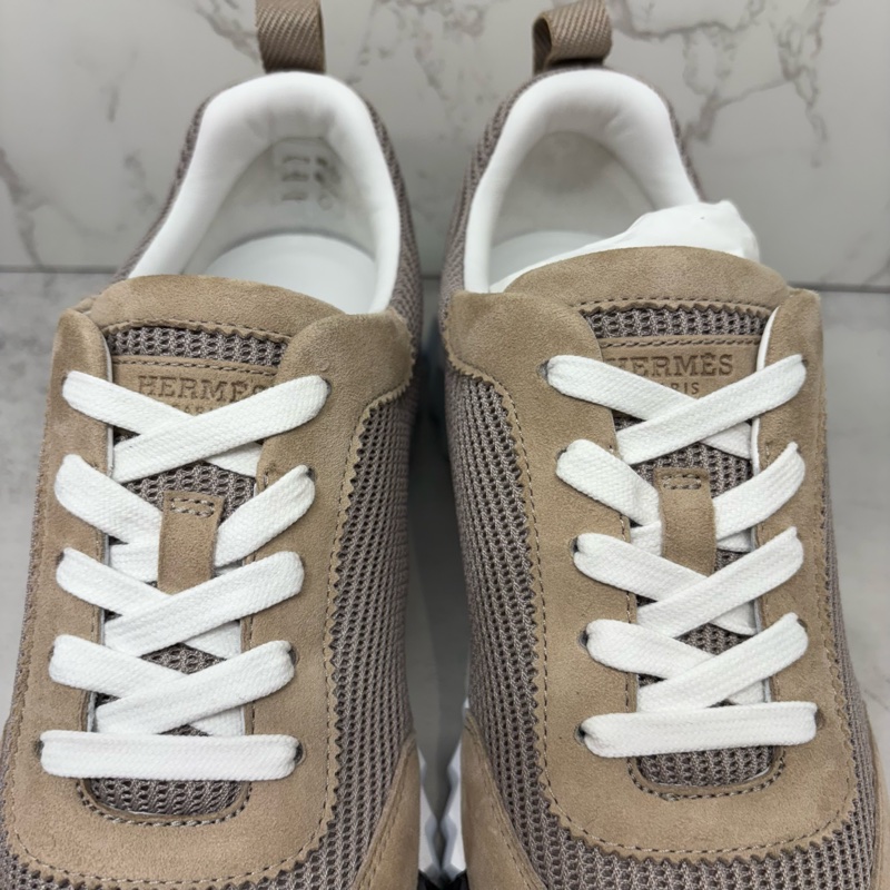 🧋Hermès｜Bouncing運動鞋奶茶米色👟-9