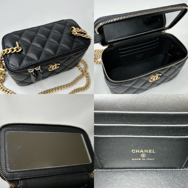 CHANEL 23p荔枝牛愛心金球長盒子-6