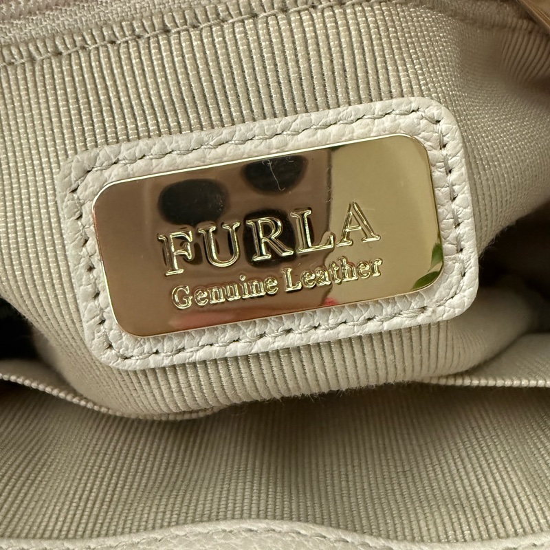 🌸 【FURLA 芙拉】經典手提包|溫柔米白色|可肩背-23