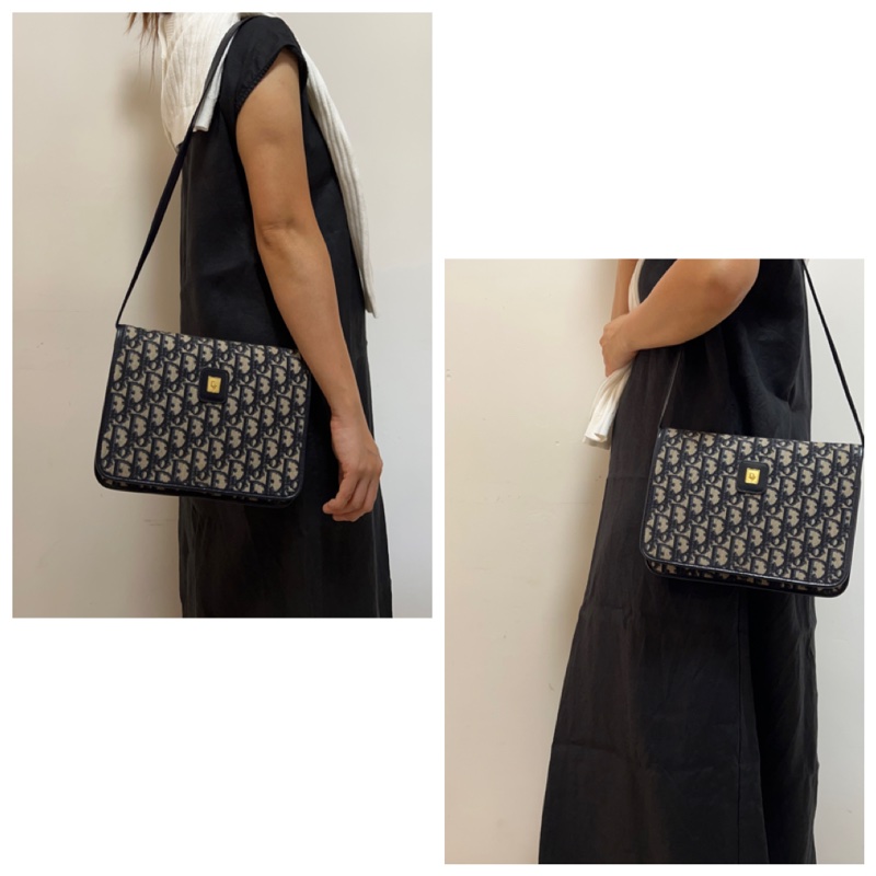 Vintage Dior Oblique handbag 中古Dior 信封包-9