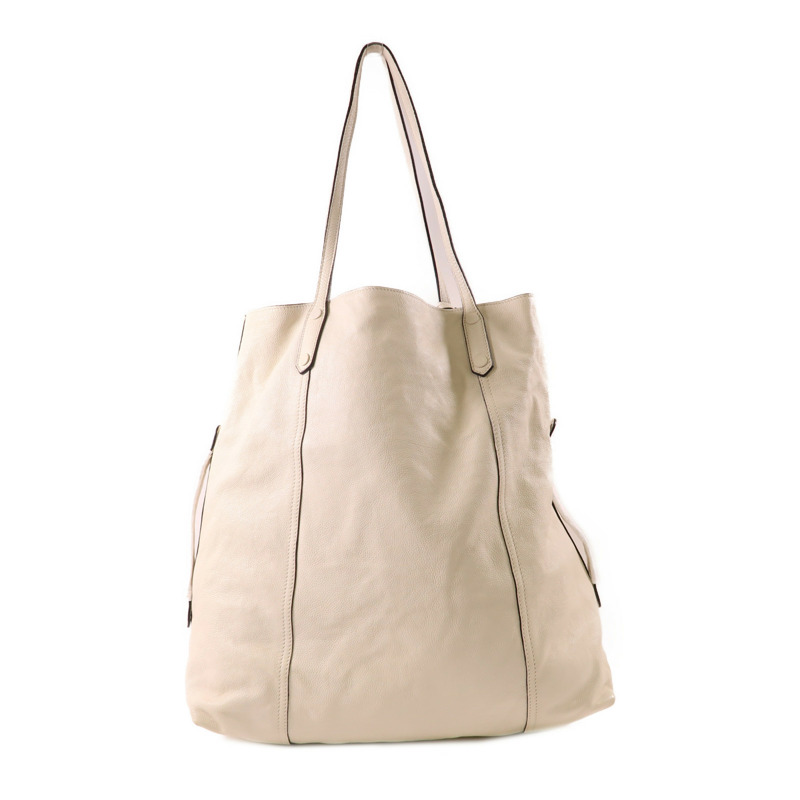 PRADA 牛皮皮革Glace Tote Bag銀扣手挽肩背兩用袋-1