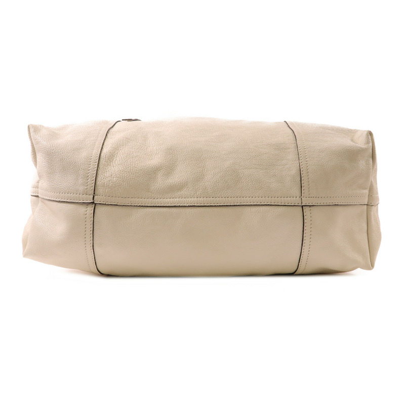 PRADA 牛皮皮革Glace Tote Bag銀扣手挽肩背兩用袋-3