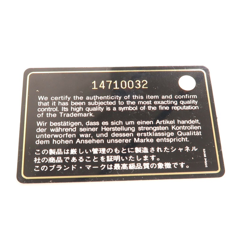 CHANEL 牛皮皮革Hand Bag銀扣鏈帶肩背袋-7