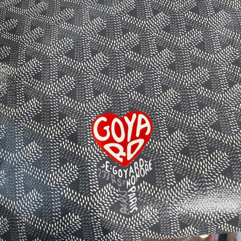 ✨持有香港正品正貨標籤(只做全新)✨ Goyard Hobo 灰色紅心-3