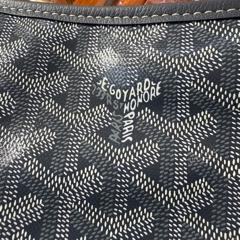 ✨持有香港正品正貨標籤(只做全新)✨ Goyard Hobo 灰色紅心-4
