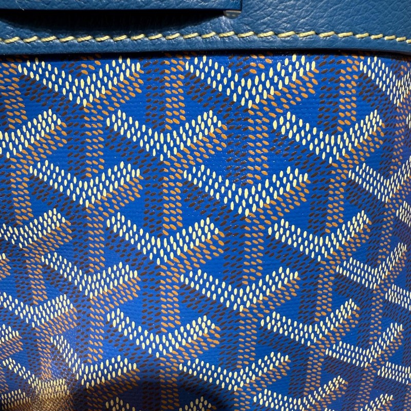 ✨持有香港正品正貨標籤(只做全新)✨ Goyard PETIT FLOT BUCKET BAG 天藍色水桶包-3