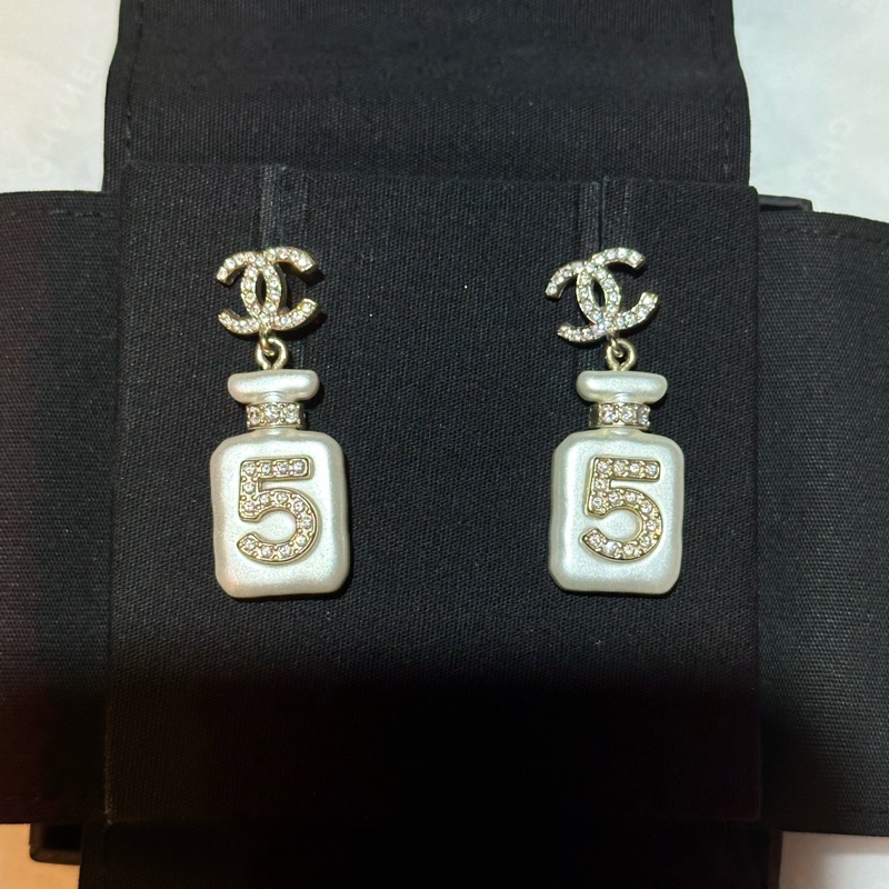 Chanel 22s 香水瓶5號耳環-0
