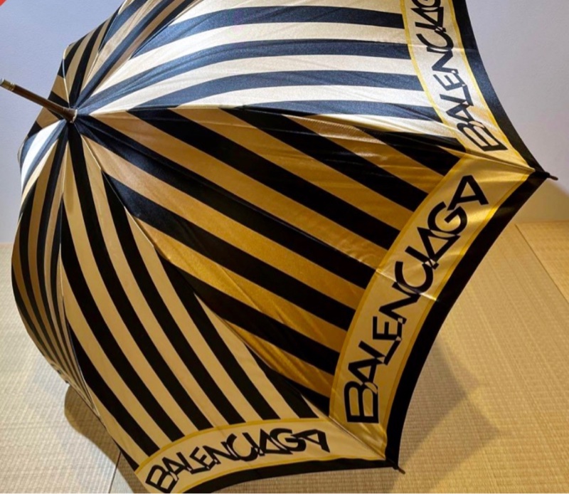 超稀有 巴黎世家古董全新閒置雨傘（膠膜未拆）-7