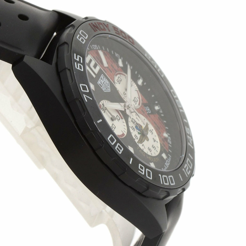 泰格豪雅 CAZ101AD 一級方程式印地 500 腕錶 不鏽鋼 橡膠 男 HEUER-5