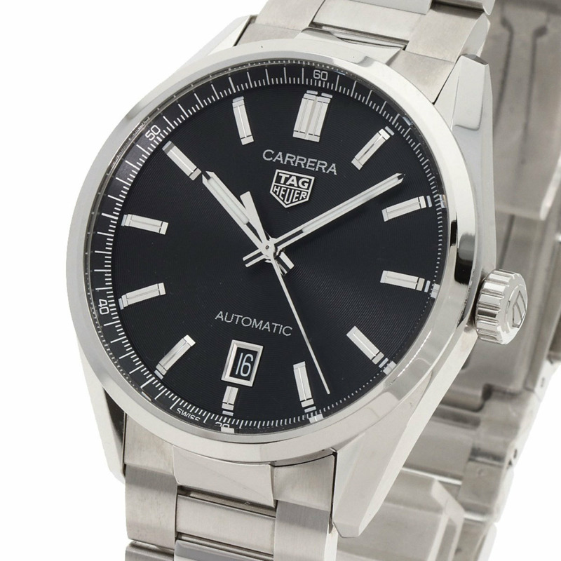 泰格豪雅 WBN2110.BA063 Carrera Calibre 5 腕錶 不鏽鋼 SS 男款 HEUER-2