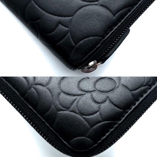 Chanel 山茶花壓紋長夾|經典稀有款 ✦fufu style精品✦ 二手香香包|Vintage入門首選|錢包.皮夾-13