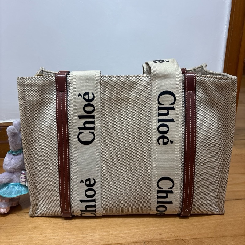 Chloe Woody Tote Medium-0