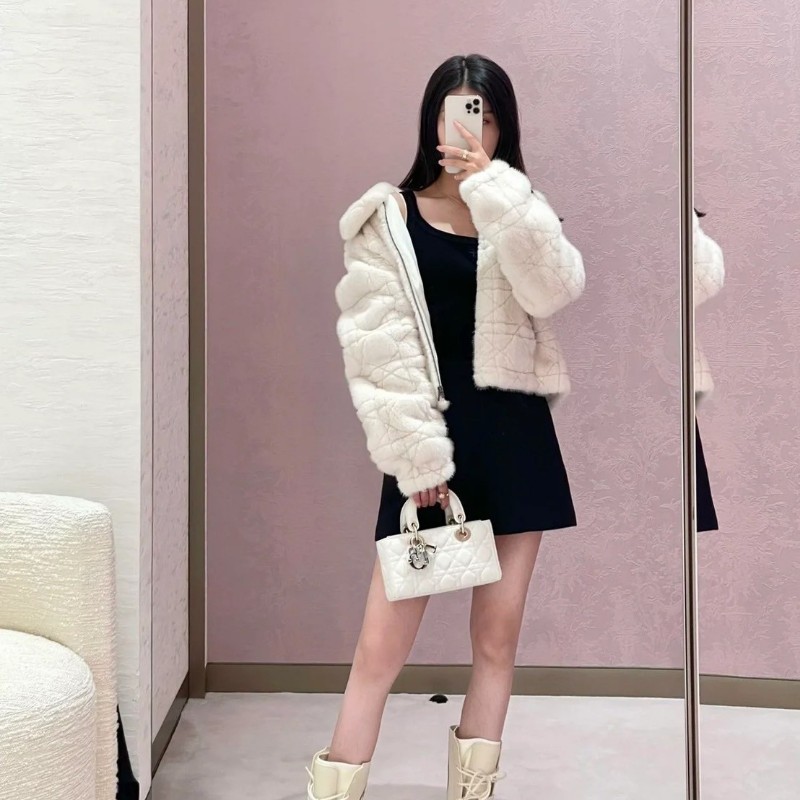 DIOR 白色 馬丁靴 雨靴 防水 9新-5