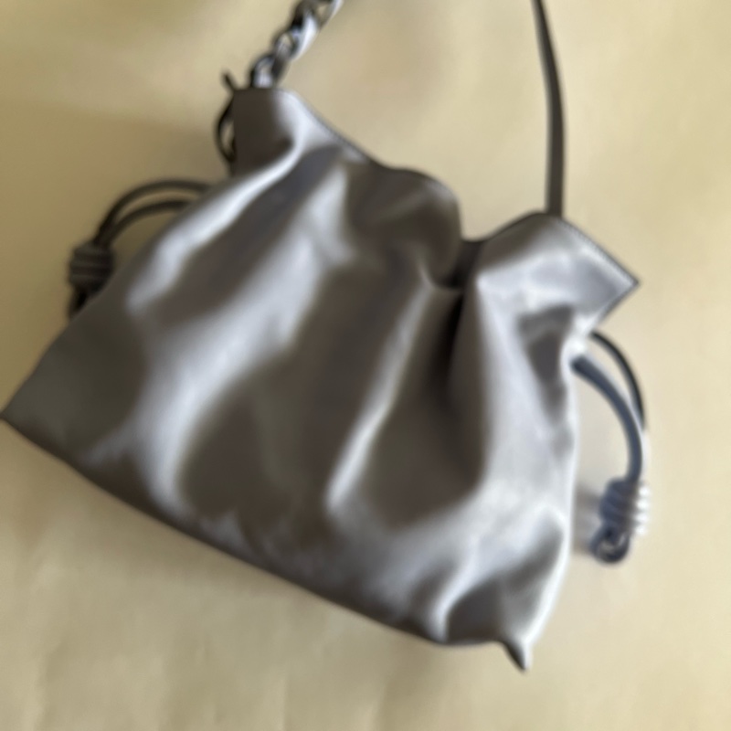 LOEWE flamenco 淺藍色福袋包(中號)-10