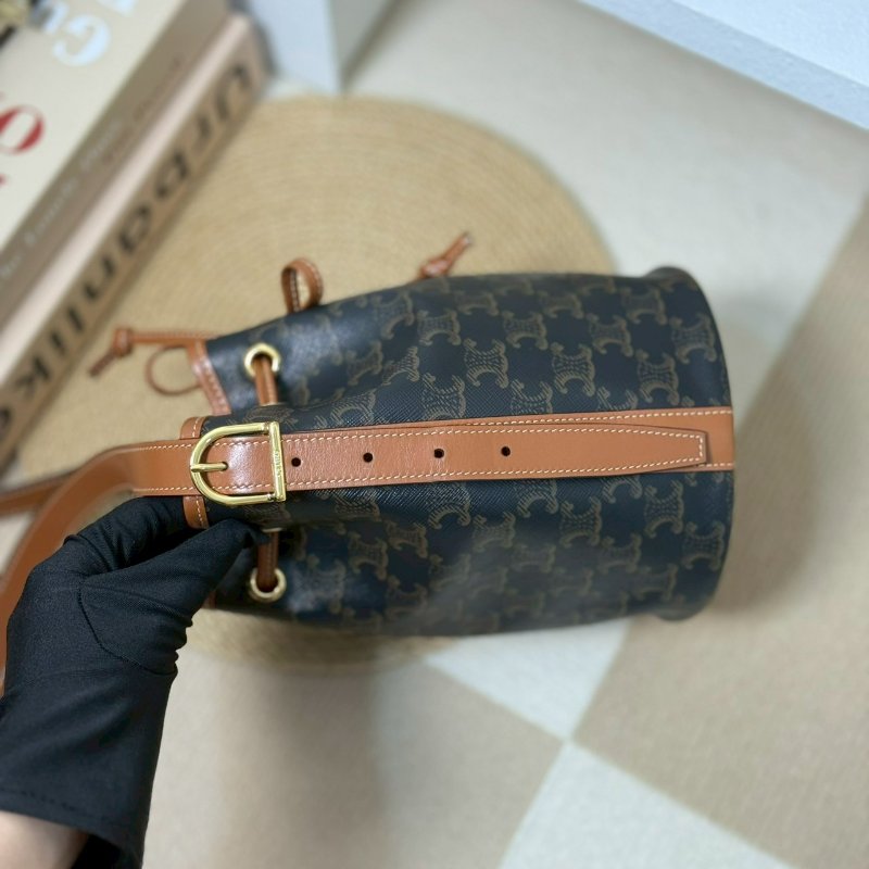 🏷️Celine.Triomphe 抽繩水桶包-3