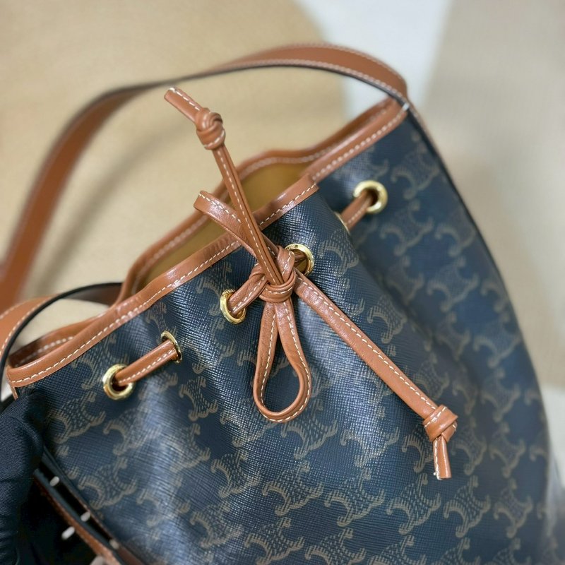 🏷️Celine.Triomphe 抽繩水桶包-10