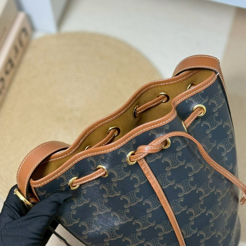 🏷️Celine.Triomphe 抽繩水桶包-12