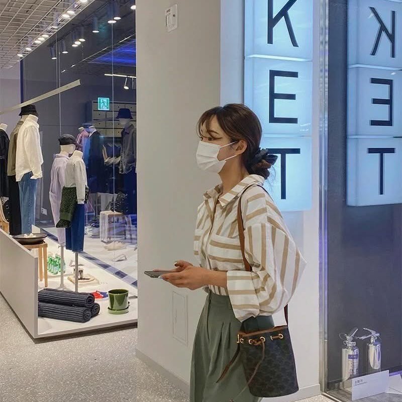 🏷️Celine.Triomphe 抽繩水桶包-19