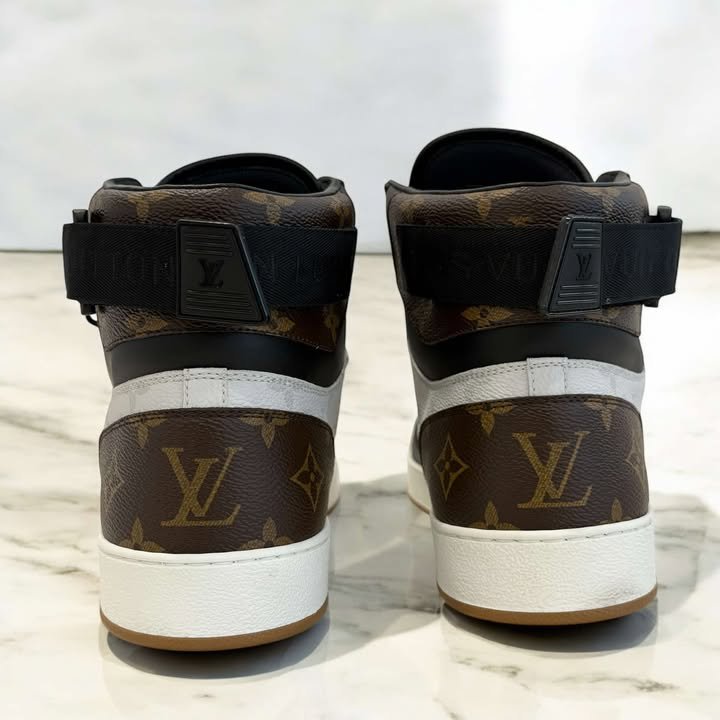 LV三拼老花LOGO版鞋-3