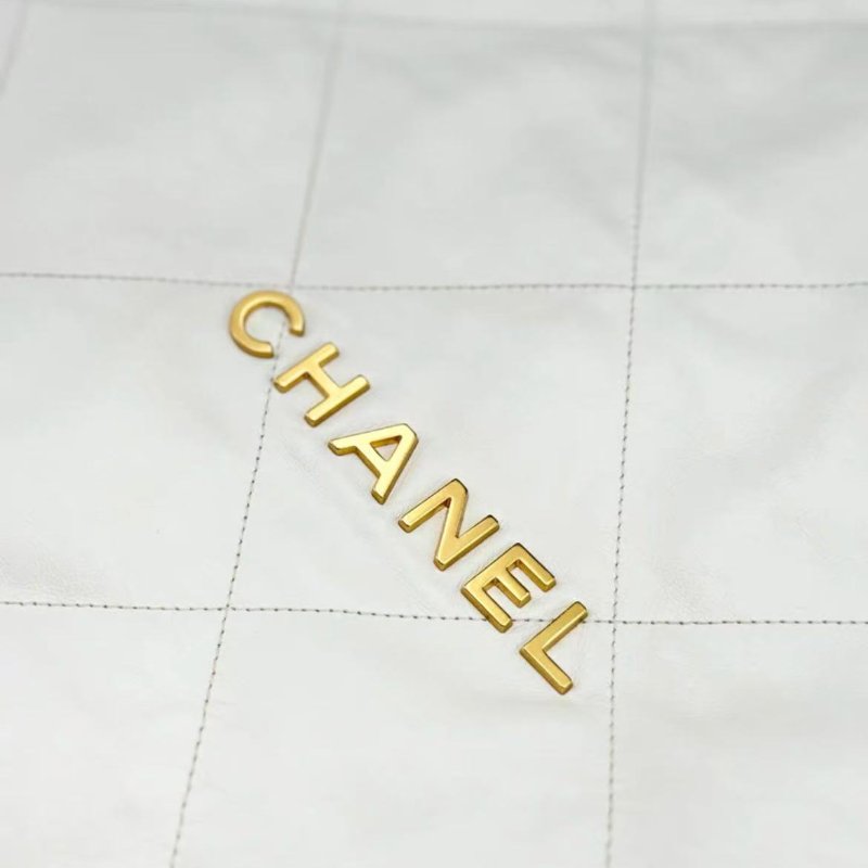 Chanel 22bag 白金 大號 芯片款  99新 配件塵袋-4