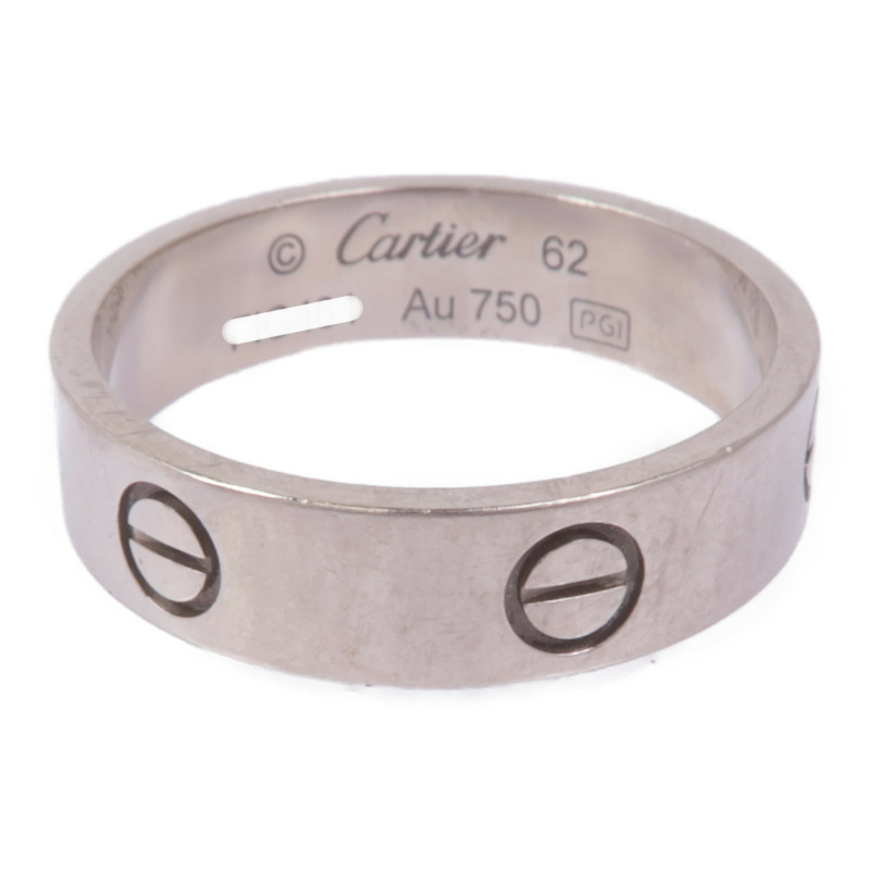 CARTIER 18K白金Love Ring戒指Cartier#62/US#9.75-1
