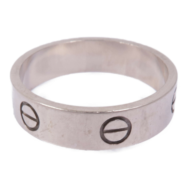 CARTIER 18K白金Love Ring戒指Cartier#62/US#9.75-3