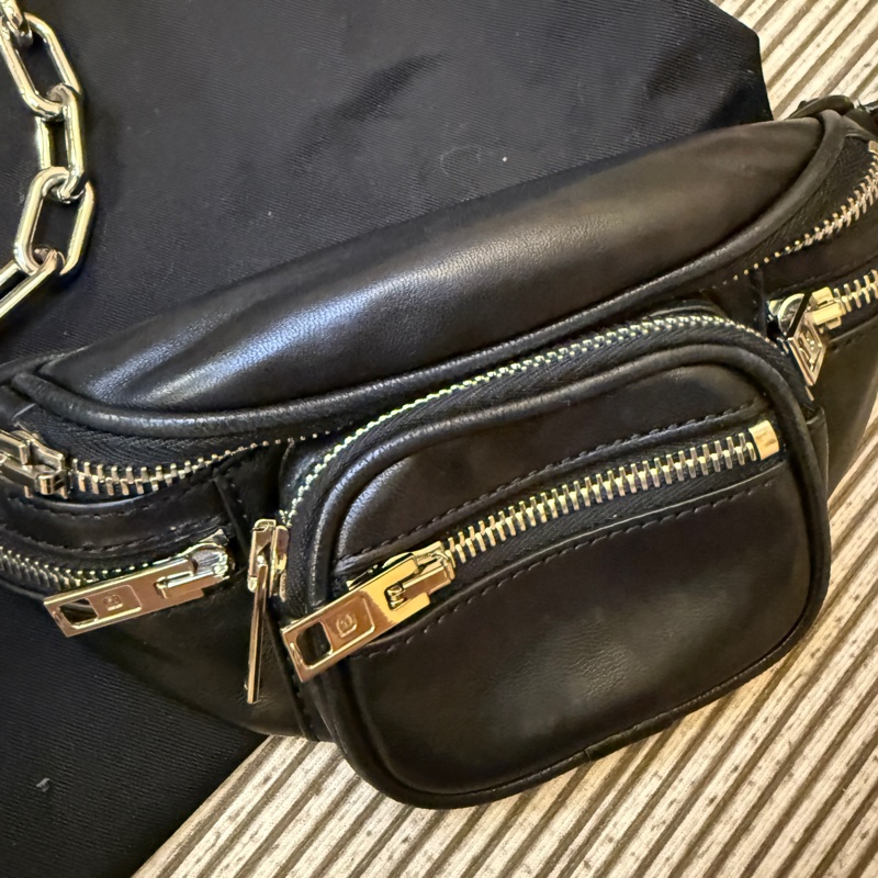 ALEXANDER WANG Mini Attica 黑色迷你腰包-5