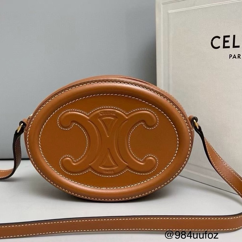 Celine 月餅包 小 焦糖色-0