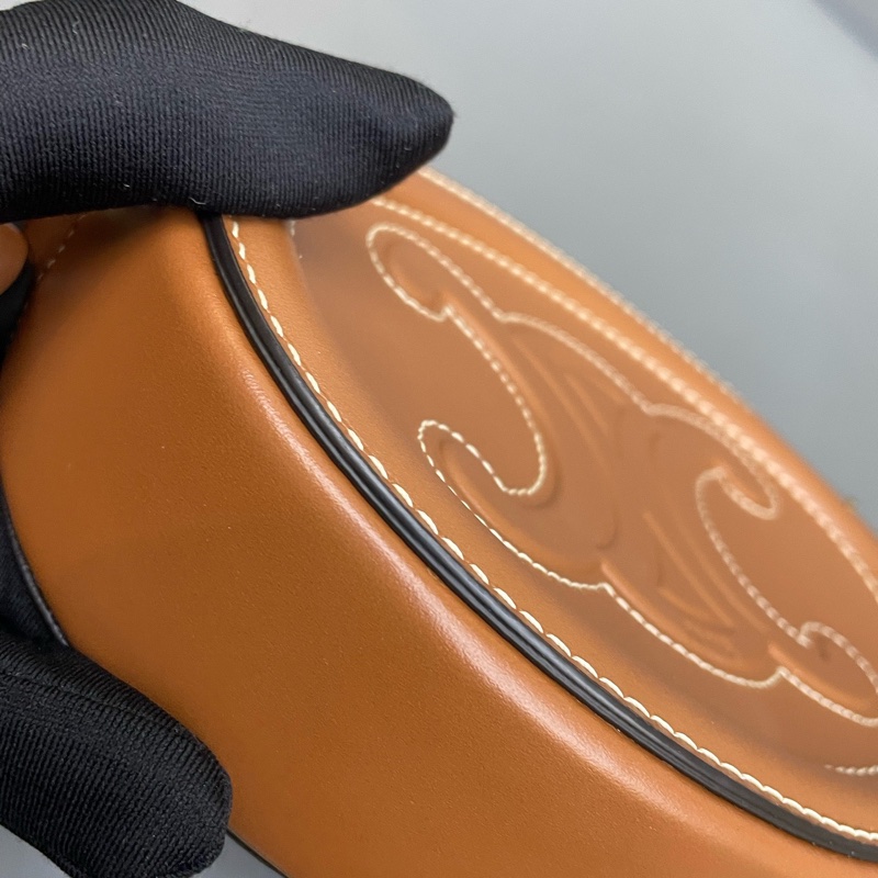 Celine 月餅包 小 焦糖色-13