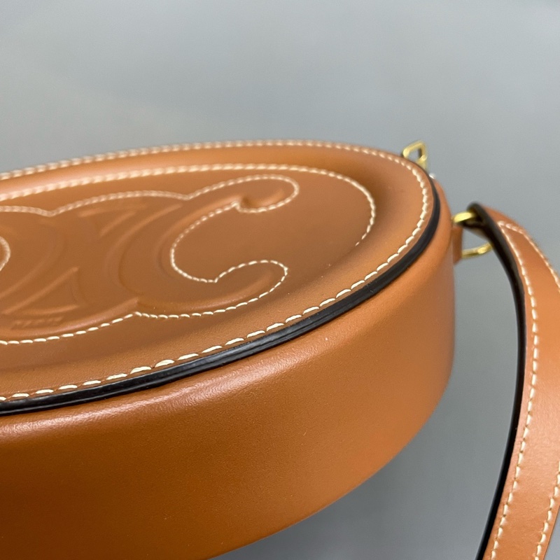 Celine 月餅包 小 焦糖色-14