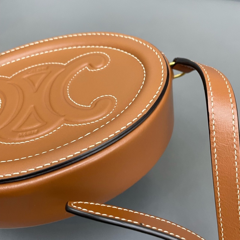 Celine 月餅包 小 焦糖色-15