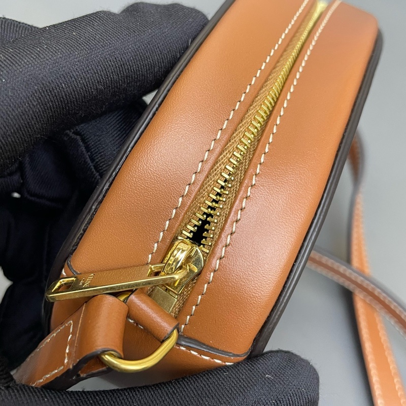 Celine 月餅包 小 焦糖色-17