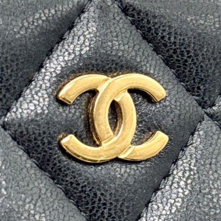 Chanel 9成新💖短夾錢包|黑金配 經典必收 ✦fufu style精品✦ 二手香香包|Vintage入門首選 小資推薦-11