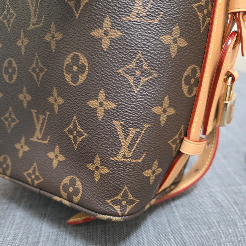 LV M12925 新款 all in BB 老花 原花 肩背包 斜背包 手提包 腋下包-11