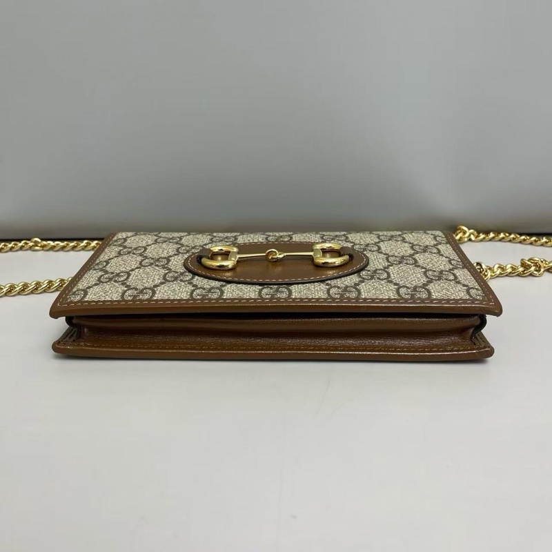 Gucci 1955 馬銜扣WOC鏈條包-11