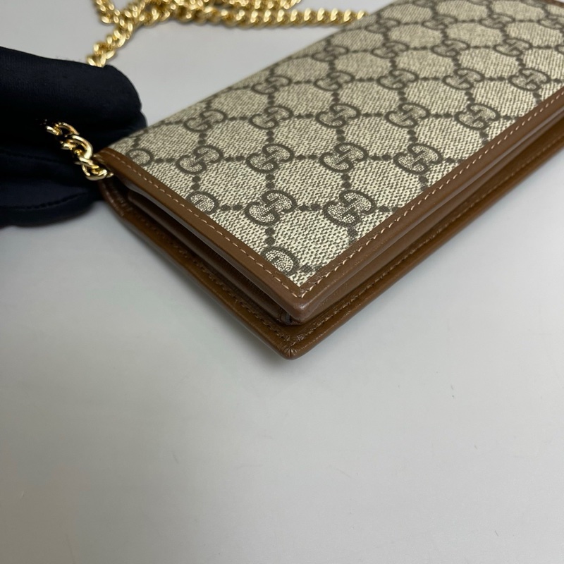 Gucci 1955 馬銜扣WOC鏈條包-6