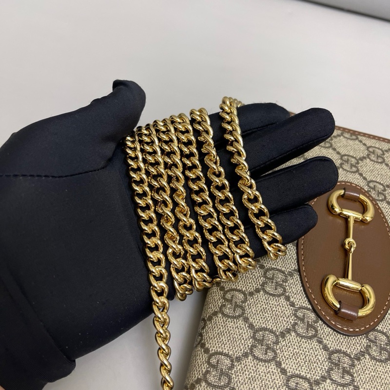 Gucci 1955 馬銜扣WOC鏈條包-8