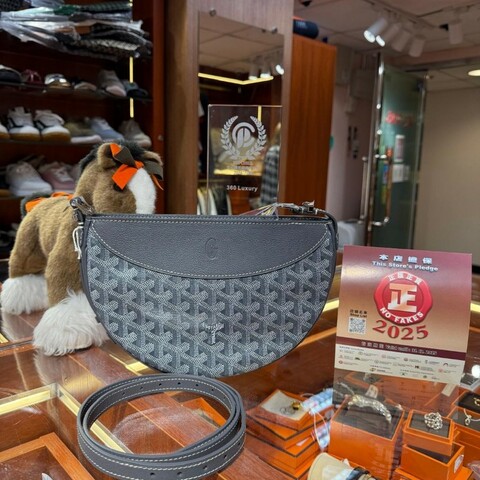 ✨持有香港正品正貨標籤(只做全新)✨ Goyard 灰色燕子包