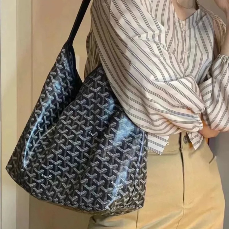 Goyard hobo腋下托特包 🈶購證 #帆布拼牛皮抗壓皮革 #耐操耐用大容量巨好裝-1